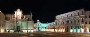 lecce night time