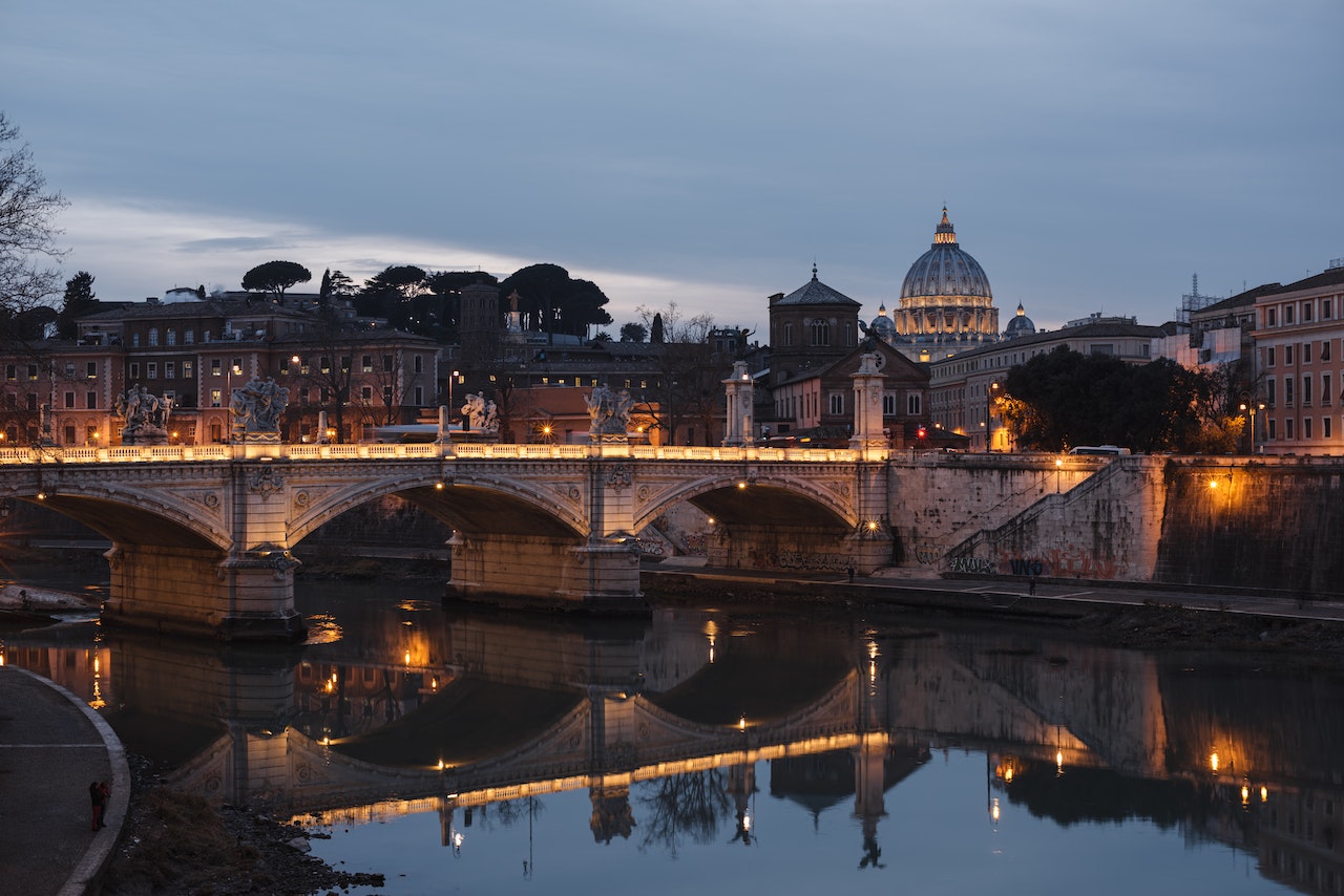 rome at night
